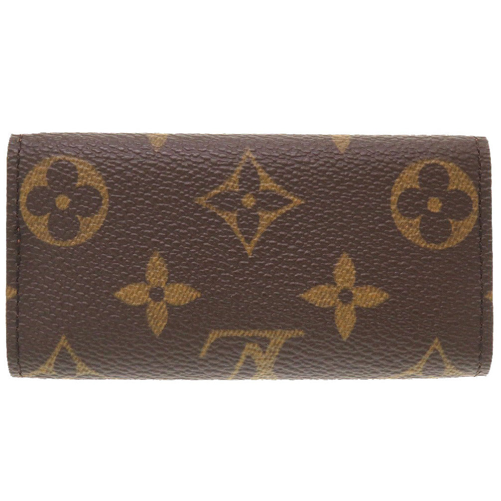 新品同様 ルイヴィトン モノグラム M69517 ミュルティクレ4 ブラウン 茶 4連キーケース 0142【中古】LOUIS VUITTON