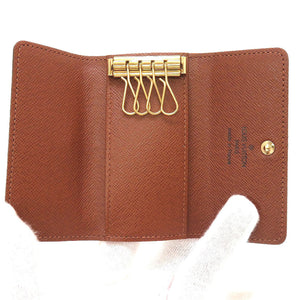 新品同様 ルイヴィトン モノグラム M69517 ミュルティクレ4 ブラウン 茶 4連キーケース 0142【中古】LOUIS VUITTON