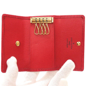 美品 ルイヴィトン エピ ミュルティクレ4 M6382E レッド 赤 4連 キーケース 0145【中古】LOUIS VUITTON