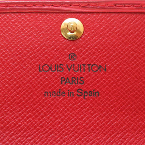 美品 ルイヴィトン エピ ミュルティクレ4 M6382E レッド 赤 4連 キーケース 0145【中古】LOUIS VUITTON