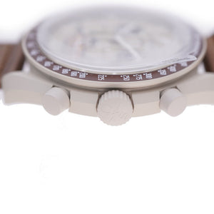 未使用 オメガ ムーンスウォッチ スピードマスター ミッション トゥ サターン SO33T100 クオーツ 腕時計 ナイロン/バイオセラミック/ベルクロ グレー 0152【中古】OMEGA ユニセックス