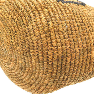 美品 ポロ ラルフローレン ラフィア ブラウン トートバッグ バッグ 茶 0154 【中古】 POLO RALPH LAUREN