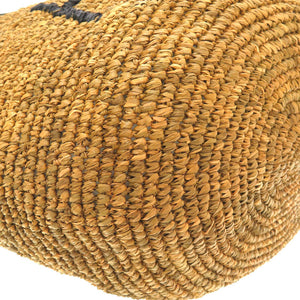 美品 ポロ ラルフローレン ラフィア ブラウン トートバッグ バッグ 茶 0154 【中古】 POLO RALPH LAUREN