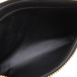 未使用 ランバン キャンバス ブラック 2WAY ハンドバッグ バッグ 黒 0157 【中古】 LANVIN レディース