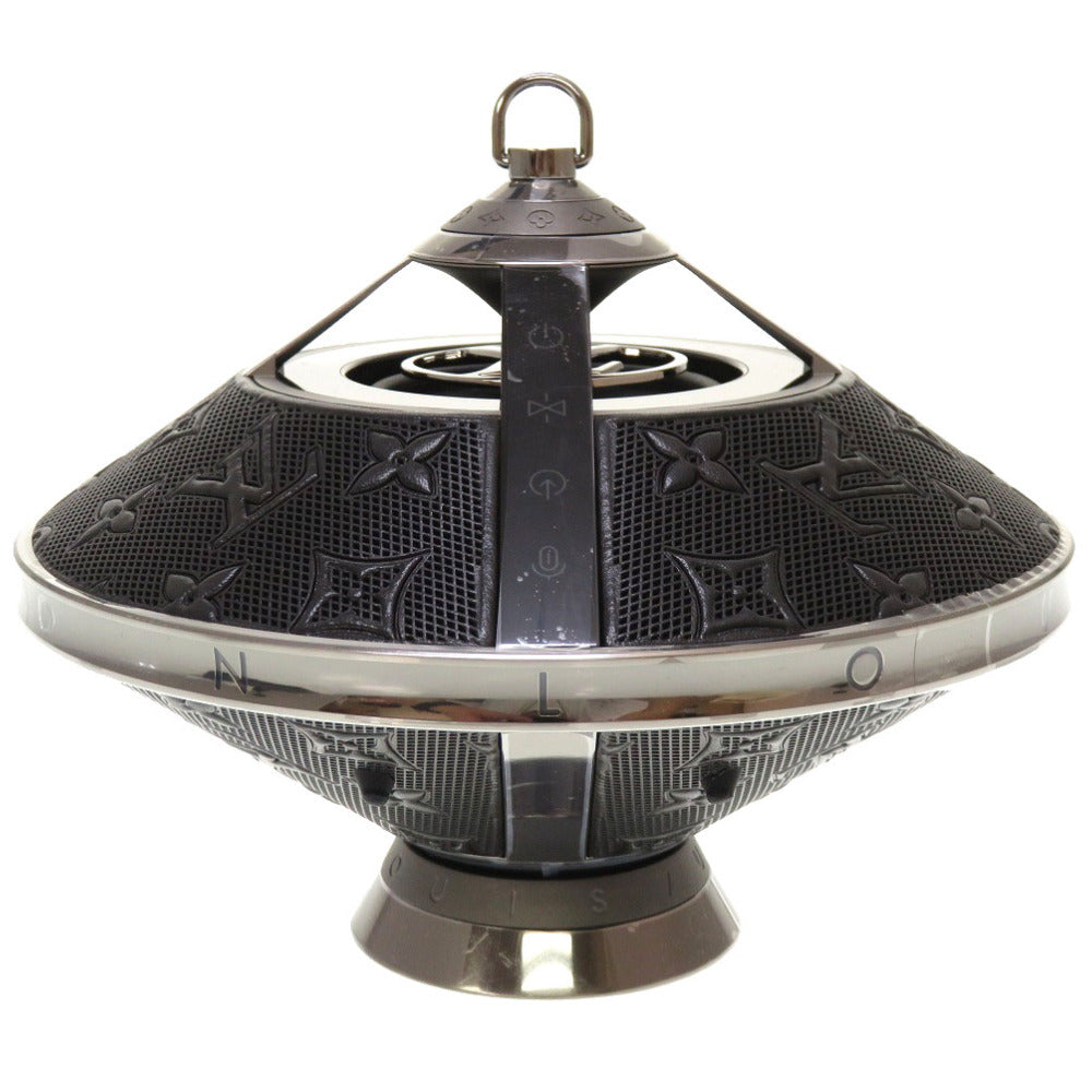 未使用 ルイ ヴィトン ルイ ヴィトン ホライゾン ライト アップ スピーカー モノグラム QAC000 ステンレススチール ガンメタリック オーディオ機器 LV 0158 【中古】 LOUIS VUITTON