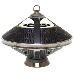 未使用 ルイ ヴィトン ルイ ヴィトン ホライゾン ライト アップ スピーカー モノグラム QAC000 ステンレススチール ガンメタリック オーディオ機器 LV 0158 【中古】 LOUIS VUITTON