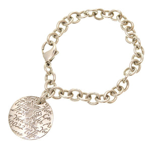 美品 ティファニー ノーツ ブレスレット シルバー925 アクセサリー 0161 【中古】 TIFFANY&Co.