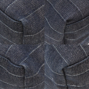 新品同様 ルシアン ペラフィネ スカル デニム スパンコール ネイビー トートバッグ バッグ 紺 0162 【中古】 Lucien Pellat-Finet メンズ