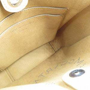 新品同様 ステラマッカートニー ステラロゴ ミニクロスボディ ポリウレタン ポリエステル シルバー金具 ブラウン ショルダーバッグ 0166【中古】STELLA McCARTNEY