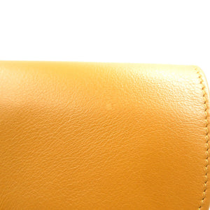 新品同様 クロエ インディー レザー ゴールド金具 ブラウン 長財布 0167【中古】Chloe