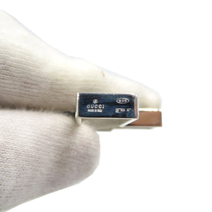 美品 グッチ オープン クロス シルバー925 ネックレス 0173【中古】GUCCI