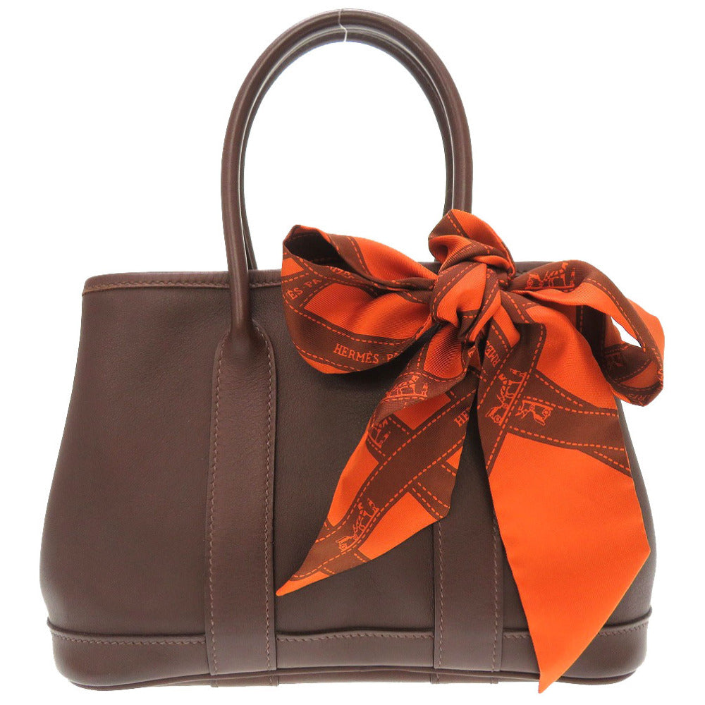 美品 エルメス ガーデンツイリー TTPM ヴォースイフト ハバナ □H刻印 ハンドバッグ 茶 0177 【中古】 HERMES ガーデンパーティーツイリーTTPM ガーデンパーティー