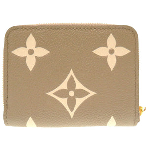 未使用 ルイ ヴィトン モノグラムアンプラント ジッピーコインパース トゥルトレールクレーム M69797 コインケース 小銭入れ 財布 LV 0179 【中古】 LOUIS VUITTON ベージュ