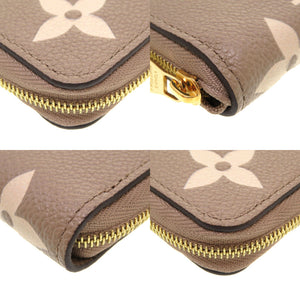 未使用 ルイ ヴィトン モノグラムアンプラント ジッピーコインパース トゥルトレールクレーム M69797 コインケース 小銭入れ 財布 LV 0179 【中古】 LOUIS VUITTON ベージュ