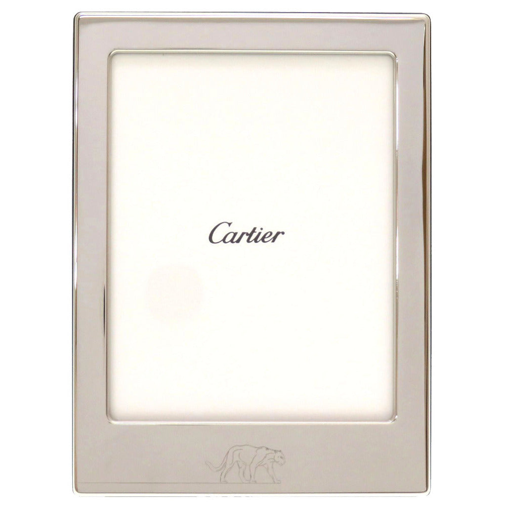未使用 カルティエ フォトフレーム 写真立て メタル シルバー オブジェ 0187 【中古】 CARTIER
