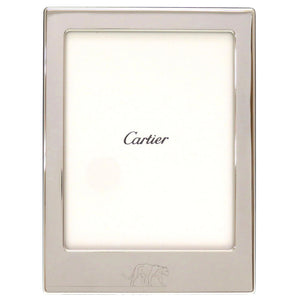 未使用 カルティエ フォトフレーム 写真立て メタル シルバー オブジェ 0187 【中古】 CARTIER