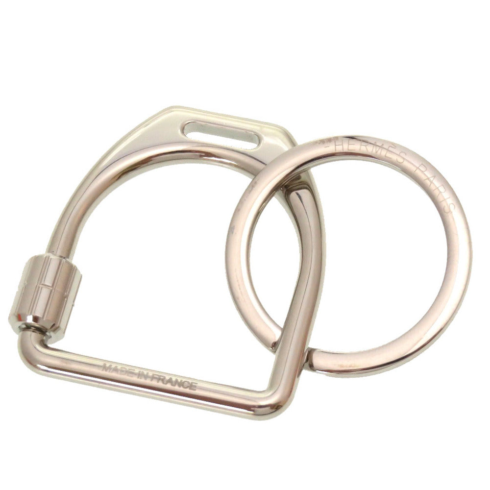 新品同様 エルメス エトリエ メタル シルバー キーホルダー キーリング 0192 【中古】 HERMES