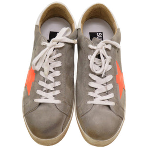 未使用 ゴールデングース スーパースター サイズ40 グレー オレンジ ズニ―カー シューズ 靴 0196 【中古】 GOLDEN GOOSE メンズ