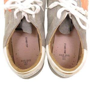 未使用 ゴールデングース スーパースター サイズ40 グレー オレンジ ズニ―カー シューズ 靴 0196 【中古】 GOLDEN GOOSE メンズ
