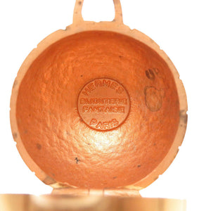 美品 エルメス ソディアック 1999年限定 地球儀 天体ボール メタル レザー ゴールド ネックレス アクセサリー 0199 【中古】 HERMES