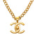シャネル ターンロック ココマーク 97P ヴィンテージ ゴールドチェーン ネックレス アクセサリー 0200 【中古】 CHANEL