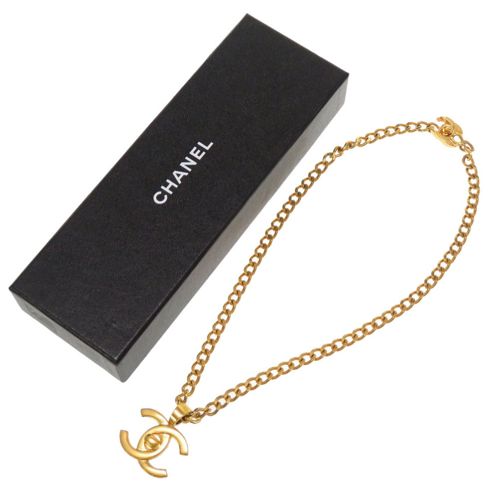 シャネル ターンロック ココマーク 97P ヴィンテージ ゴールドチェーン ネックレス アクセサリー 0200 【中古】 CHANEL