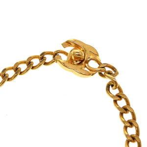 シャネル ターンロック ココマーク 97P ヴィンテージ ゴールドチェーン ネックレス アクセサリー 0200 【中古】 CHANEL