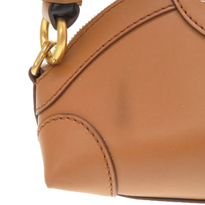 ステラマッカートニー ミニ ドクターバッグ レザー ブラウン ゴールド金具 ハンドバッグ バッグ 茶 0201 【中古】 Stella McCartney