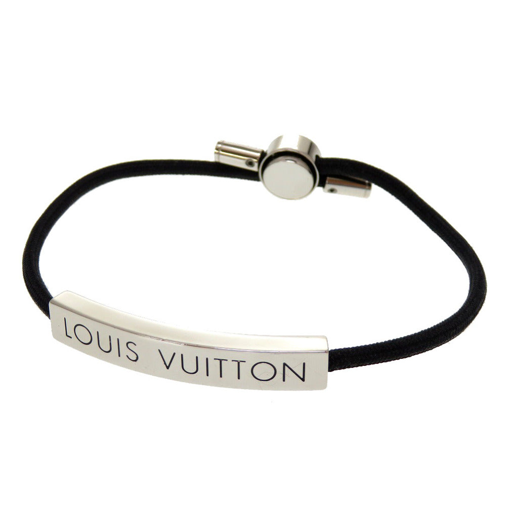 美品 ルイ ヴィトン ブレスレ スペースLV M67417 ナイロン ブラック ブレスレット 黒 LV 0203 【中古】 LOUIS VUITTON