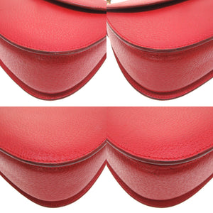 美品 グッチ バンブー レッド 000 1227 2WAY ハンドバッグ バッグ 赤 0205 【中古】 GUCCI