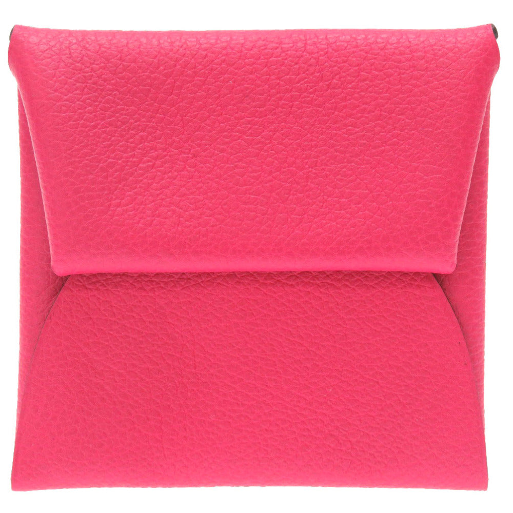 美品 エルメス バスティア シェーブル ローズメキシコ Y刻印(2020年製) コインケース 小銭入れ 財布 0206 【中古】 HERMES