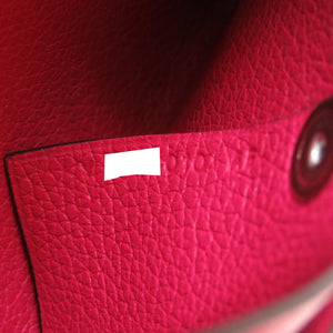 美品 エルメス バスティア シェーブル ローズメキシコ Y刻印(2020年製) コインケース 小銭入れ 財布 0206 【中古】 HERMES