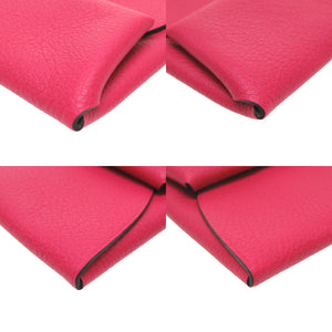 美品 エルメス バスティア シェーブル ローズメキシコ Y刻印(2020年製) コインケース 小銭入れ 財布 0206 【中古】 HERMES