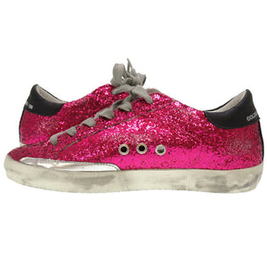 新品同様 ゴールデングース スーパースター スパンコール ピンク スニーカー 靴 0207 【中古】 GOLDEN GOOSE