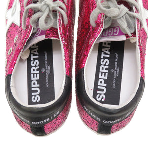 新品同様 ゴールデングース スーパースター スパンコール ピンク スニーカー 靴 0207 【中古】 GOLDEN GOOSE