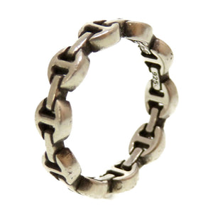 ホーセンブース マイクロ トライ リンク リングシルバー925 日本サイズ9号 指輪 アクセサリー 0209 【中古】 HOORSENBUHS