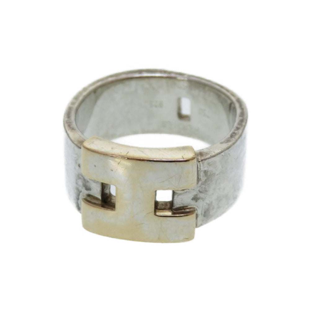 エルメス ヘラクレスリング シルバー925 K18イエローゴールド リング 指輪 アクセサリー 0215 【中古】 HERMES