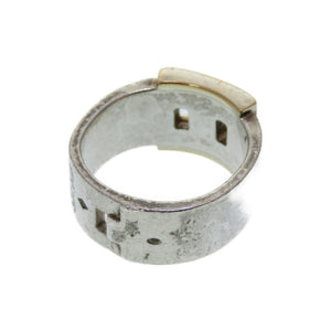 エルメス ヘラクレスリング シルバー925 K18イエローゴールド リング 指輪 アクセサリー 0215 【中古】 HERMES