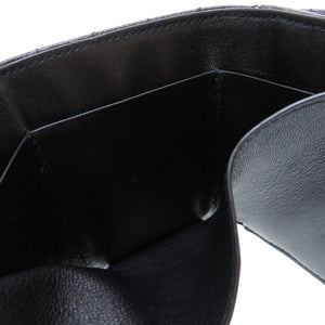 未使用 サンローラン パリ モノグラム サンローラン タイニー ウォレット レザー ブラック 602791 三つ折り財布 財布 黒 0218 【中古】 SAINT LAURENT PARIS