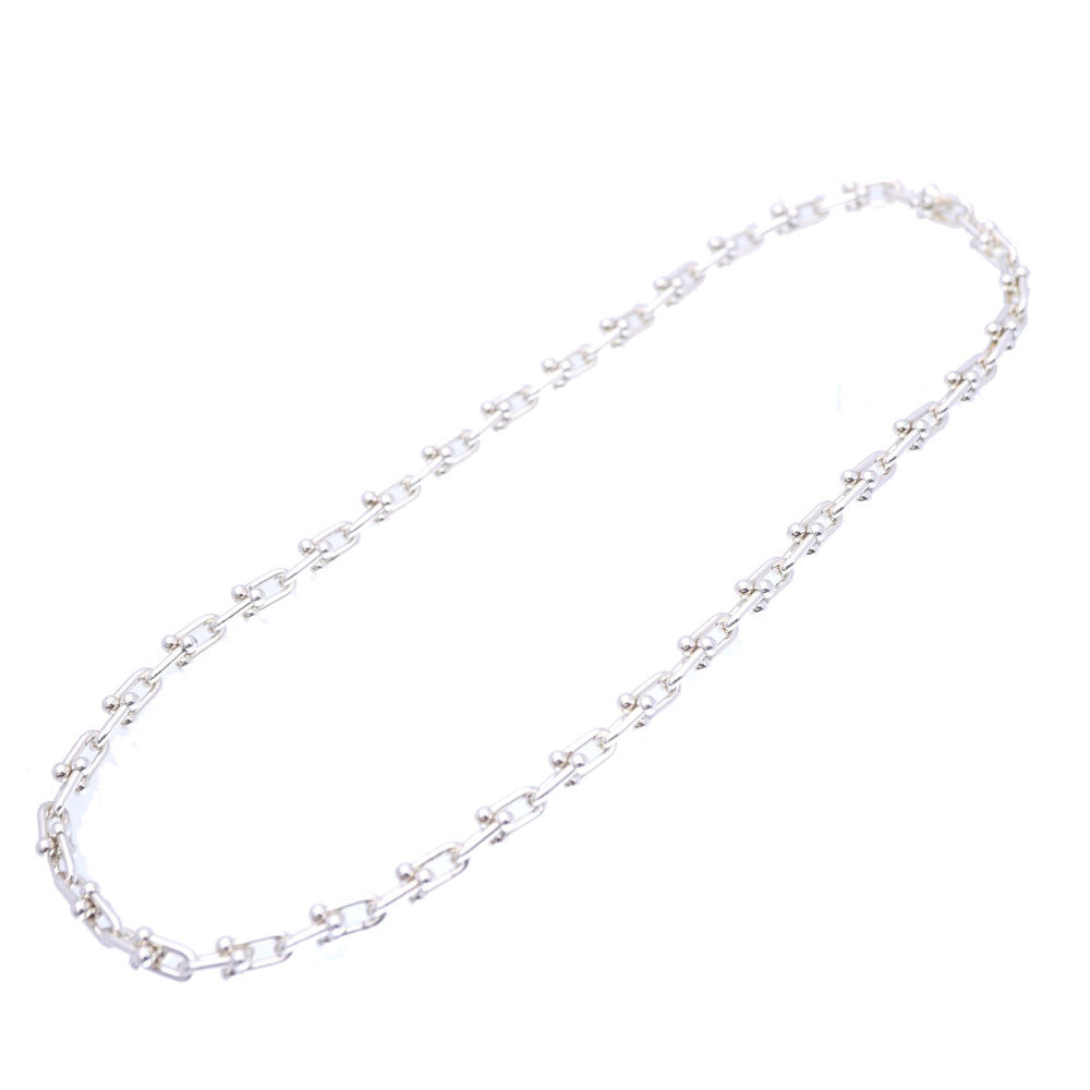 美品 ティファニー ハードウェア シルバー 925 ネックレス 18インチ アクセサリー 0003【中古】TIFFANY&Co. レディース