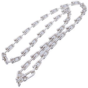 美品 ティファニー ハードウェア シルバー 925 ネックレス 18インチ アクセサリー 0003【中古】TIFFANY&Co. レディース