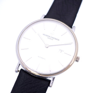 ヴァシュロン コンスタンタン パトリモニー K18金無垢 自動巻き  腕時計 K18YG ホワイトゴールド ホワイト 白文字盤 0007【中古】VACHERON CONSTANTIN メンズ