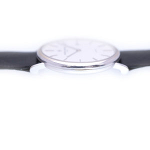 ヴァシュロン コンスタンタン パトリモニー K18金無垢 自動巻き  腕時計 K18YG ホワイトゴールド ホワイト 白文字盤 0007【中古】VACHERON CONSTANTIN メンズ