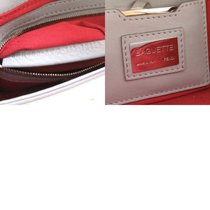 フェンディ マンマバケット フラワー 8BR600 ハンドバッグ レザー/レザー ブルー 0033 【中古】 FENDI