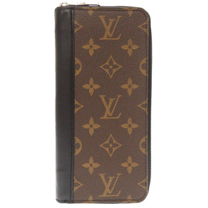 美品 ルイ ヴィトン モノグラム マカサー ジッピーウォレット ヴェルティカル M60109 ラウンドファスナー 長財布 財布 LV 0027 【中古】 LOUIS VUITTON