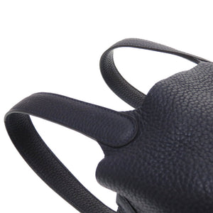 美品 エルメス ピコタンロックPM トリヨンクレマンス ブルーニュイ ゴールド金具 D刻印(2019年製) ハンドバッグ バッグ 紺 0043 【中古】 HERMES