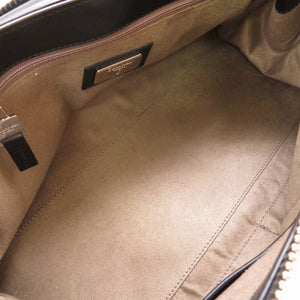 美品 セラピアン レザー ブラック 2WAY ハンドバッグ バッグ 黒 0046 【中古】 serapian