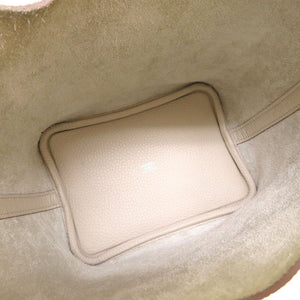 美品 エルメス ピコタンロックPM トリヨンクレマンス べトン シルバー金具 U刻印(2022年製) ハンドバッグ バッグ 0047 【中古】 HERMES