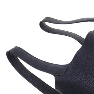 美品 エルメス ピコタンロックMM トリヨンクレマンス ブルーニュイ ゴールド金具 C刻印(2018年製) ハンドバッグ バッグ 紺 0048 【中古】 HERMES