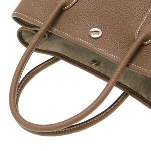 新品同様 エルメス ガーデンパーティTPM ネゴンダ エトゥープ Z刻印(2021年製) ハンドバッグ バッグ 0049 【中古】 HERMES